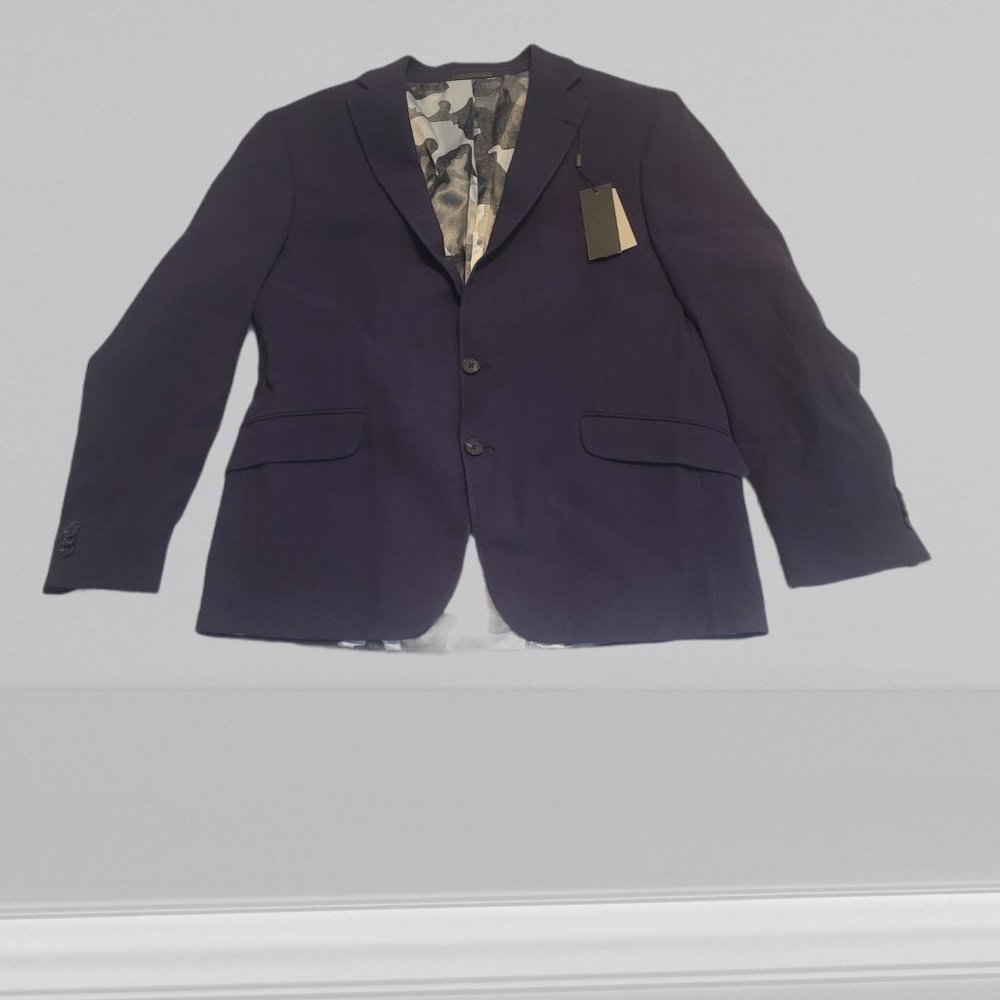 KENNETH COLE REACTION MEN SLIM FIT ULTRASUEDE 44R